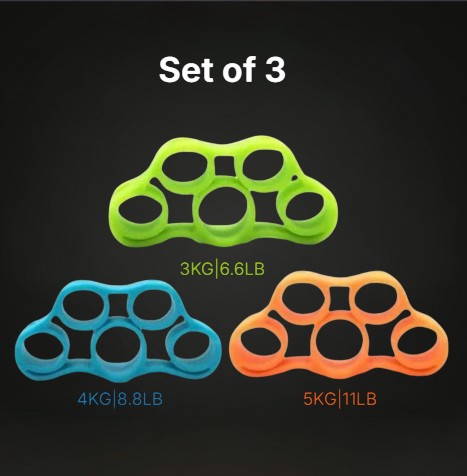 Finger Stretcher Resistance Bands (3 Levels)