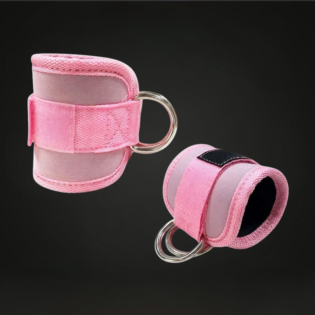 Gym Cable Ankle Straps (Pair)